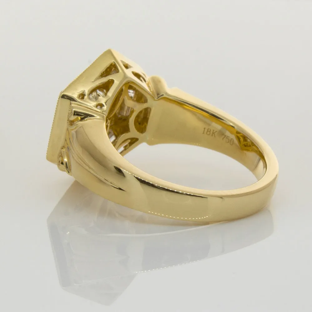 18ct Yellow Gold .86ct Diamond Ring