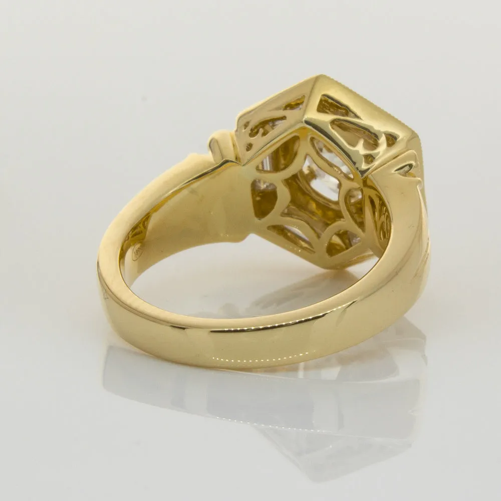 18ct Yellow Gold .86ct Diamond Ring