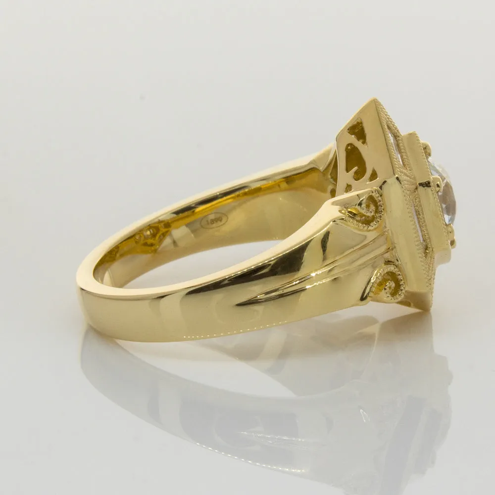 18ct Yellow Gold .86ct Diamond Ring