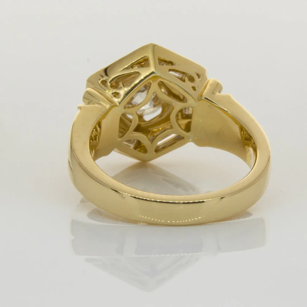 18ct Yellow Gold .86ct Diamond Ring