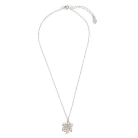 Accessorize London Women's Crystal Snowflake pendant necklace