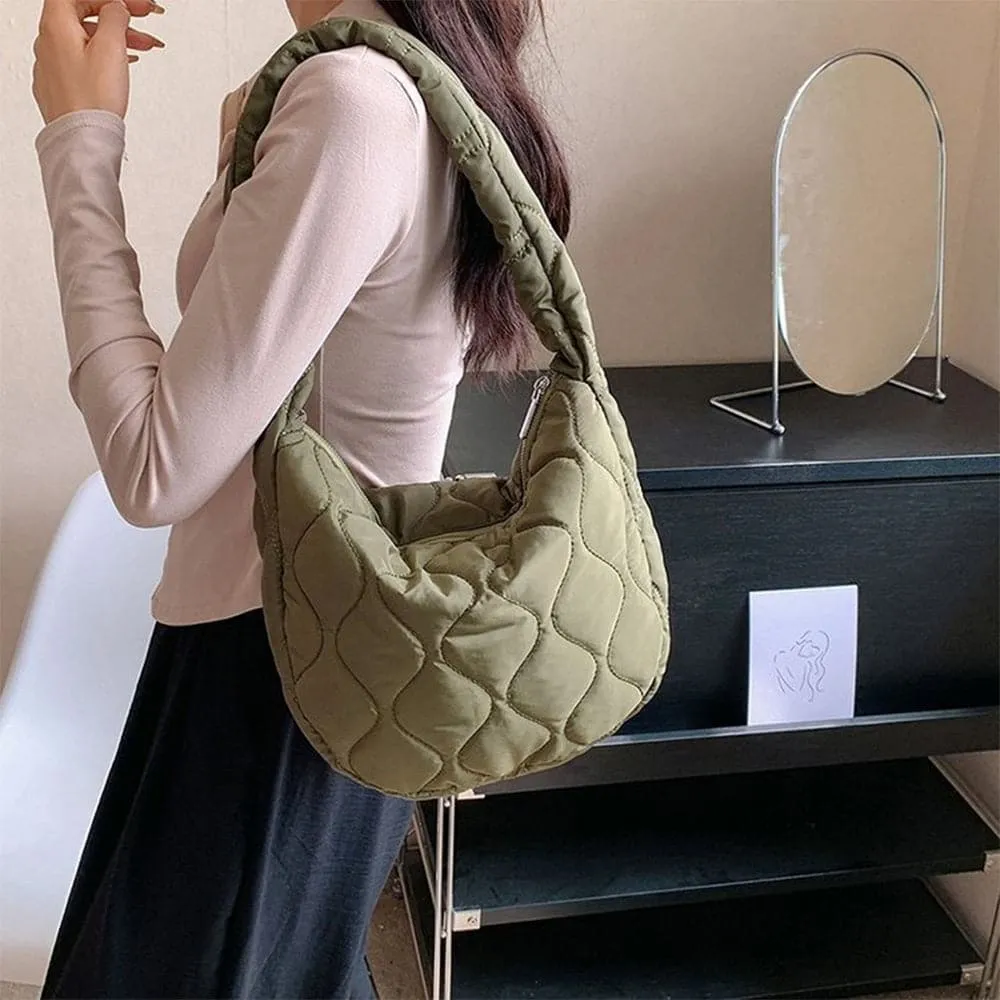 AG Collective Versatile Bag Lattice Pattern Shoulder Bags Women Handbag