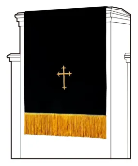 Black/White Pulpit Scarf