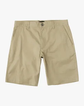 Boys Weekday Stretch 18 Shorts - Khaki