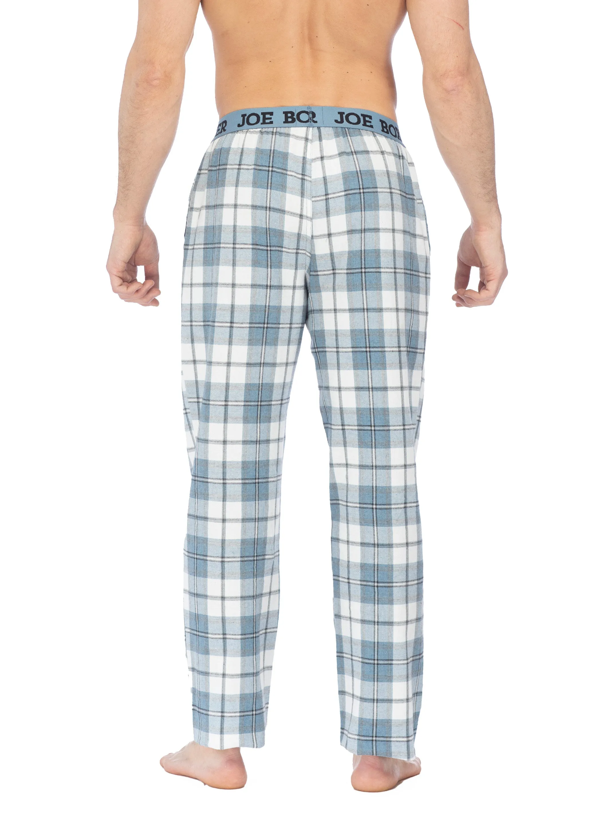 CLASSIC FLANNEL PANT | WHITE BLUE CHECK