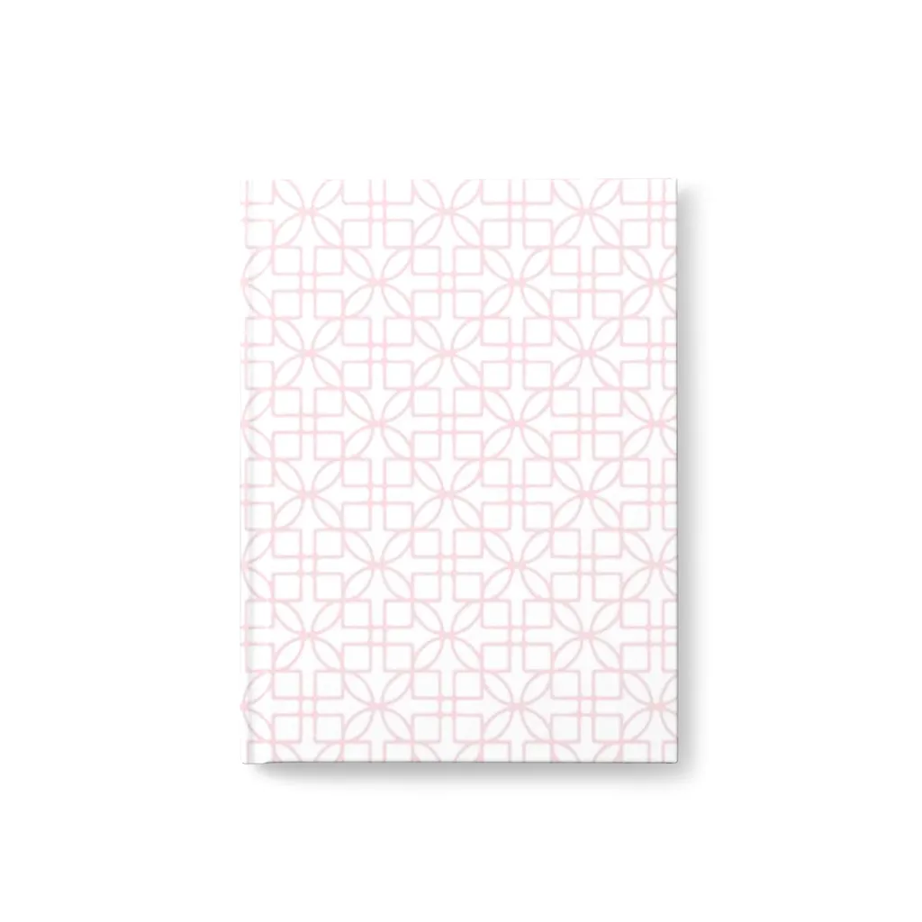 D&D Lattice Pink Notebook