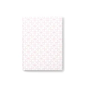 D&D Lattice Pink Notebook