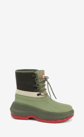 DARK KHAKI KENZO X HUNTER ANKLE BOOTS