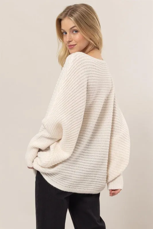 Doreen Dolman Sleeve Oversized Sweater