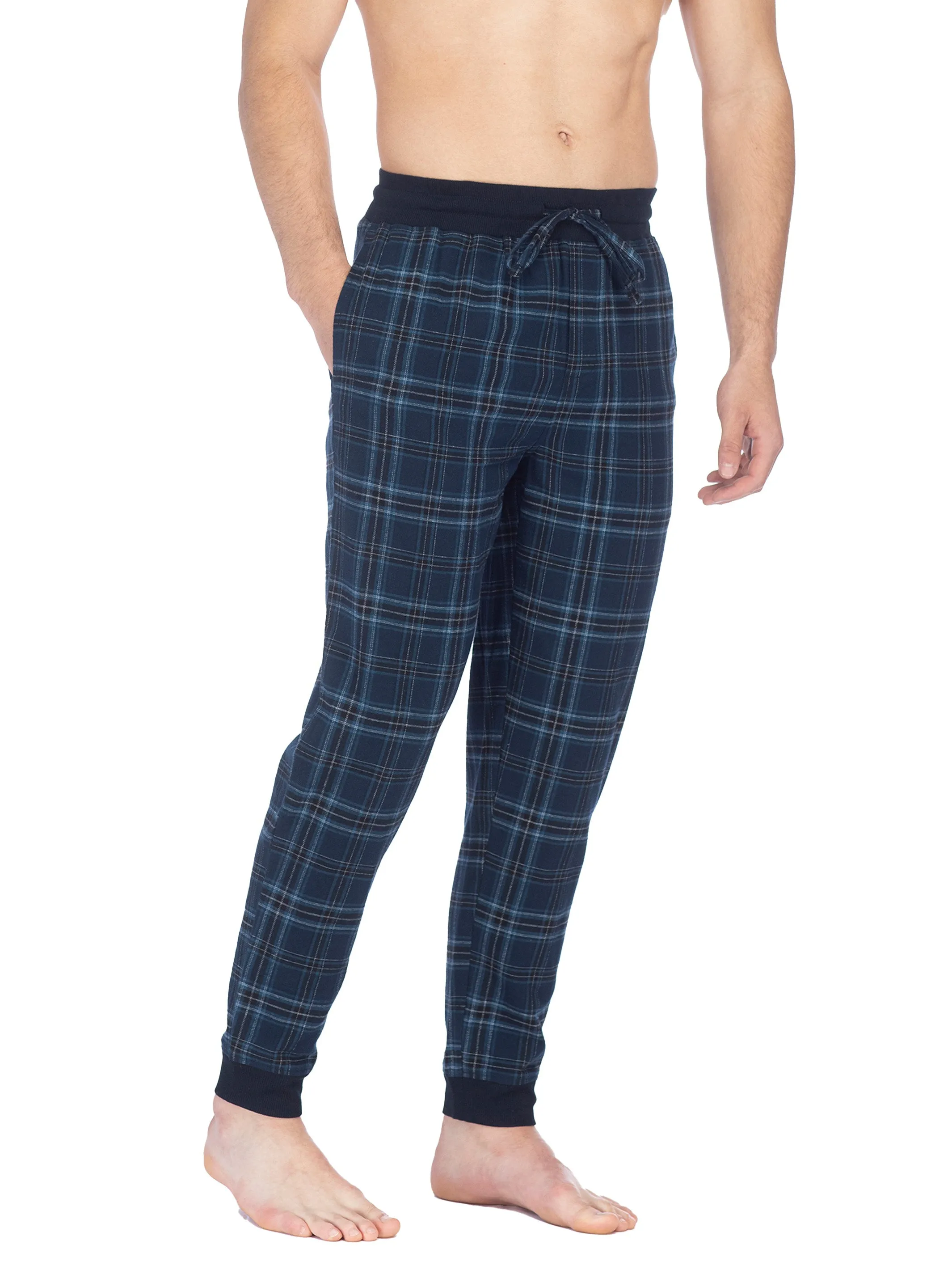 FLANNEL JOGGER | BLUE CHECK