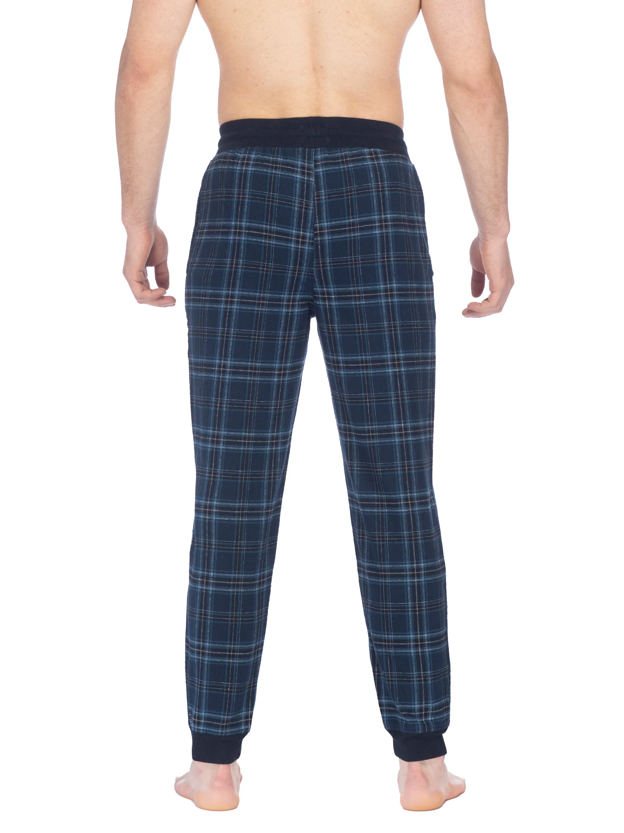 FLANNEL JOGGER | BLUE CHECK