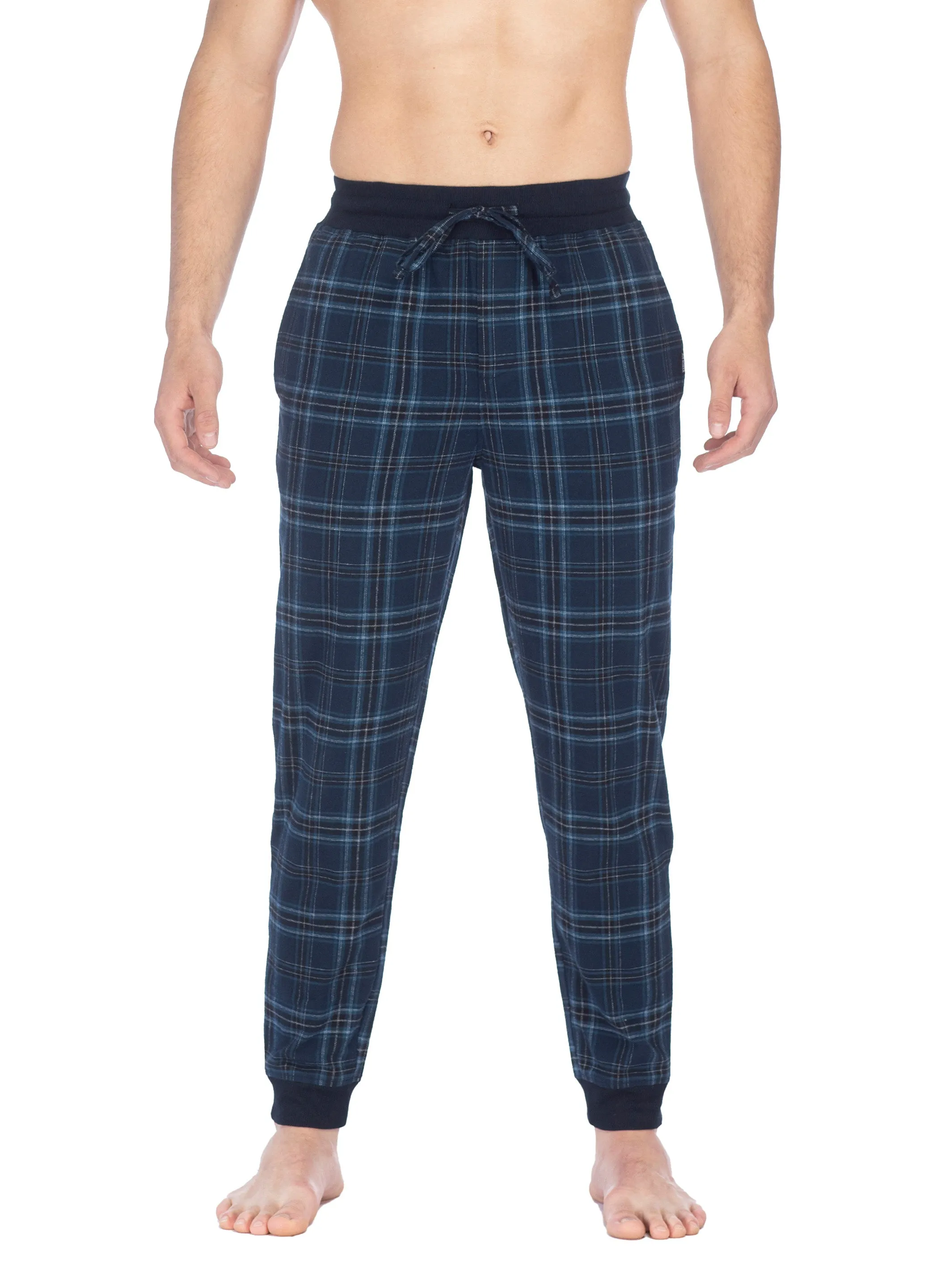 FLANNEL JOGGER | BLUE CHECK