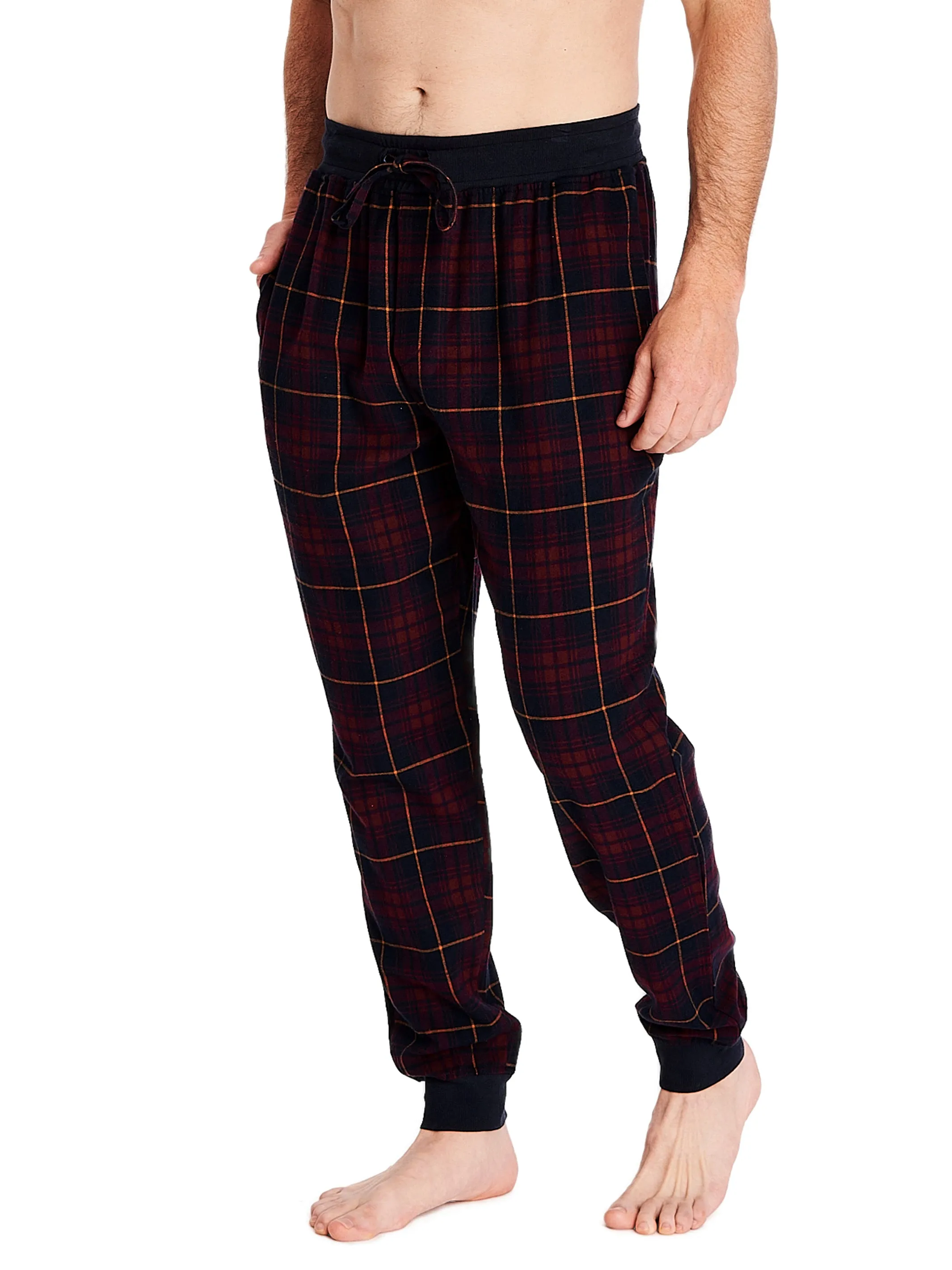 FLANNEL JOGGER | DEEP WISTERIA PLAID