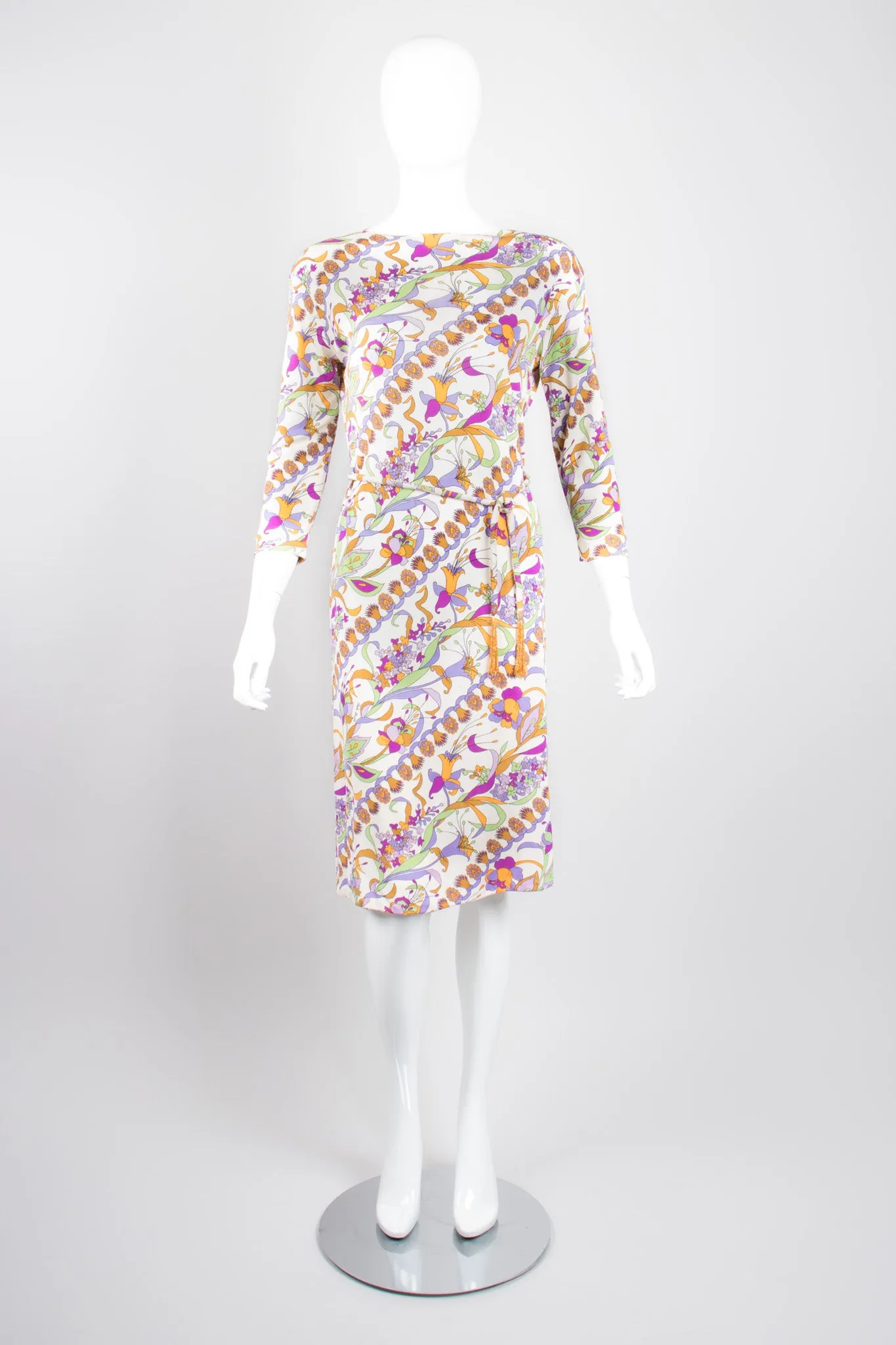 Floral Silk Jersey Dress II