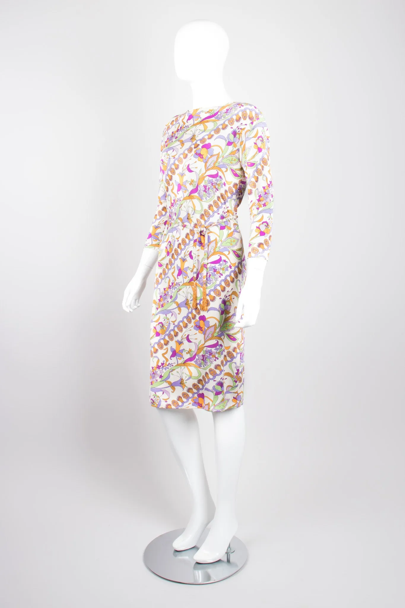 Floral Silk Jersey Dress II