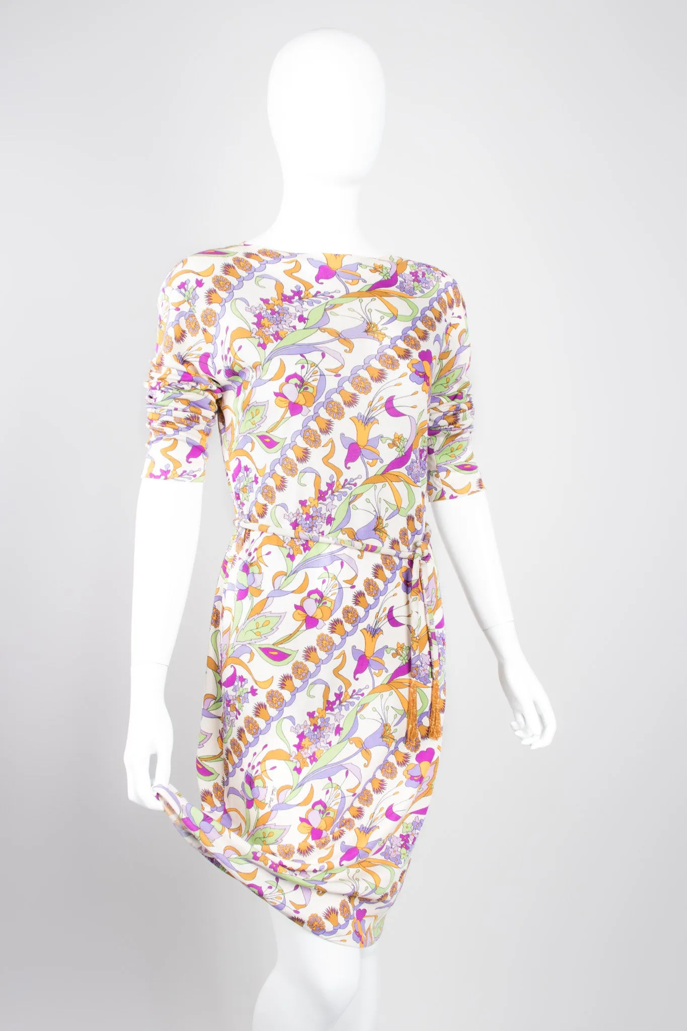 Floral Silk Jersey Dress II