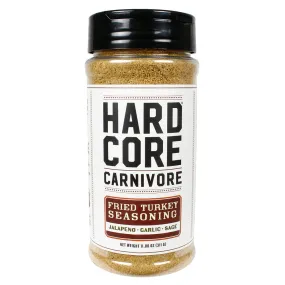 Hardcore Carnivore Limited Time Fried Turkey Seasoning MSG Free Gluten Free 11oz