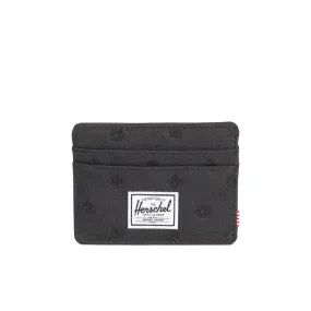 Herschel Embroidery Collection Charlie Wallet - Black Paisley