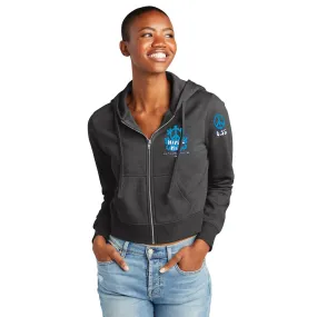 Hippie Half 2022 Women's Crop Full Zip Hoodie