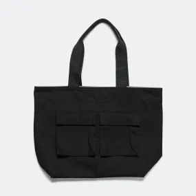 LARGE Tote - Black/Khaki Reversible