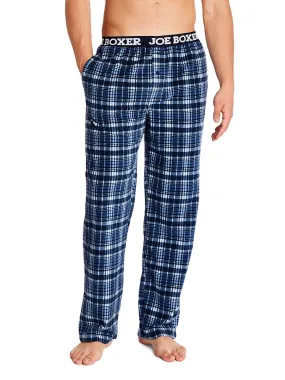 MICROFLEECE PRINTED PANT | TRUE BLUE PLAID