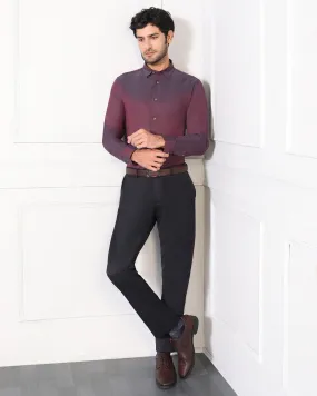 Must Haves Slim Fit B-91 Formal Black Solid Trouser - Travis