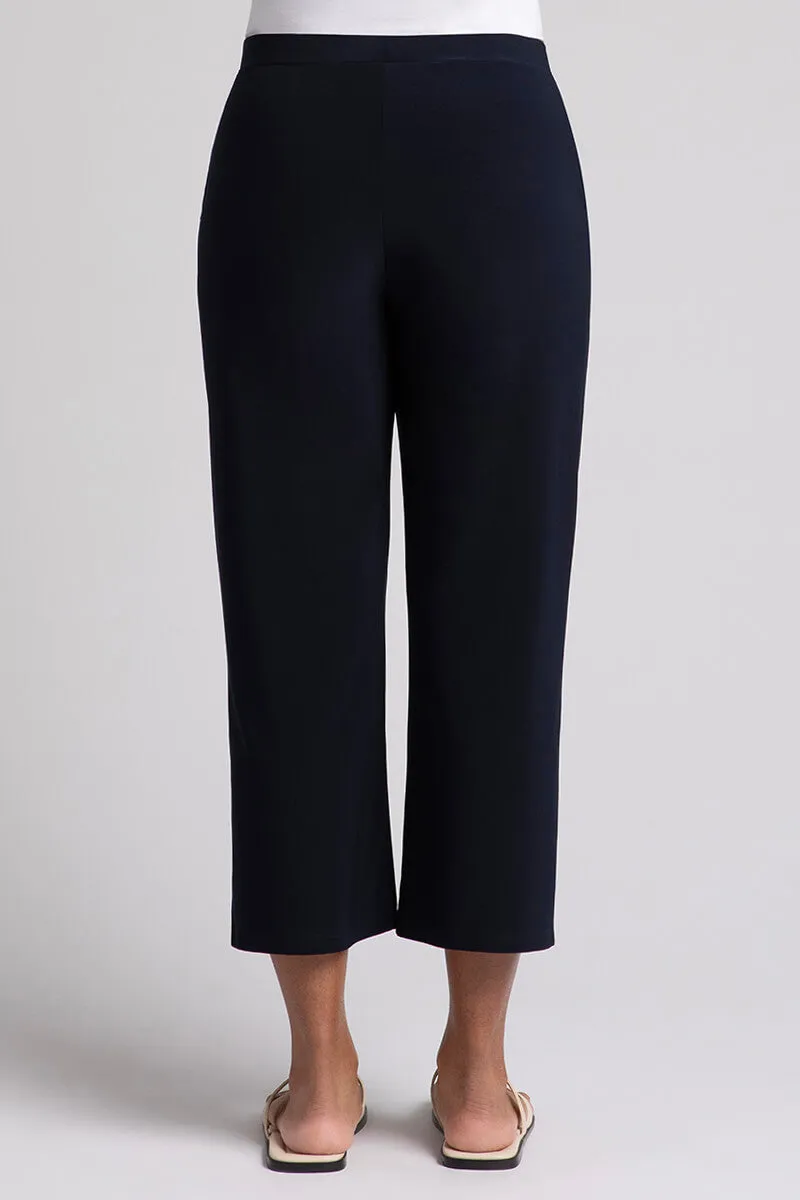 Nu Straight Leg Crop | Navy