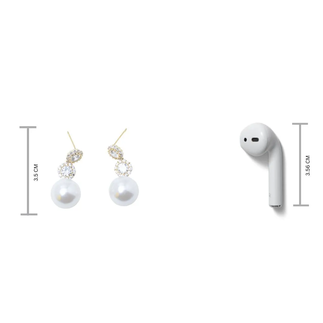 Oyster Pearl Tassel Earring