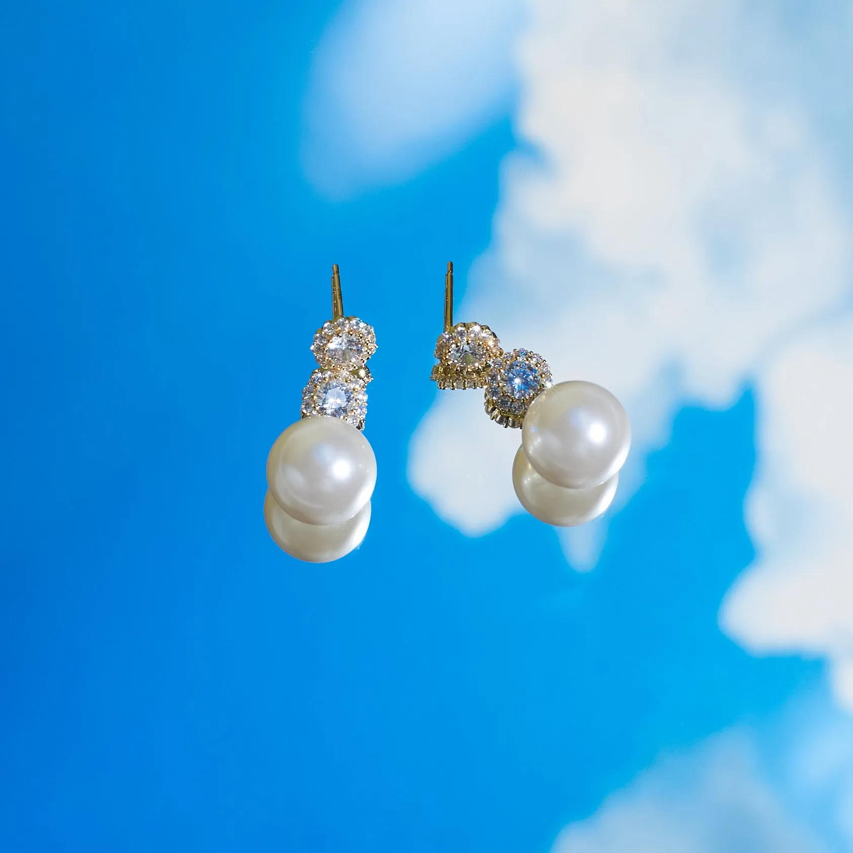 Oyster Pearl Tassel Earring