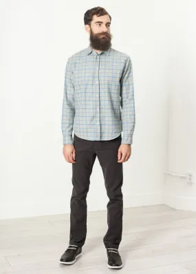 Paul Shirt in Grey Flannel -UEB