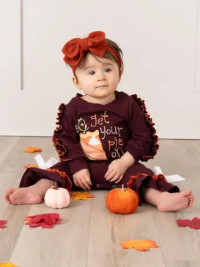 Pumpkin Pie Ruffle Romper