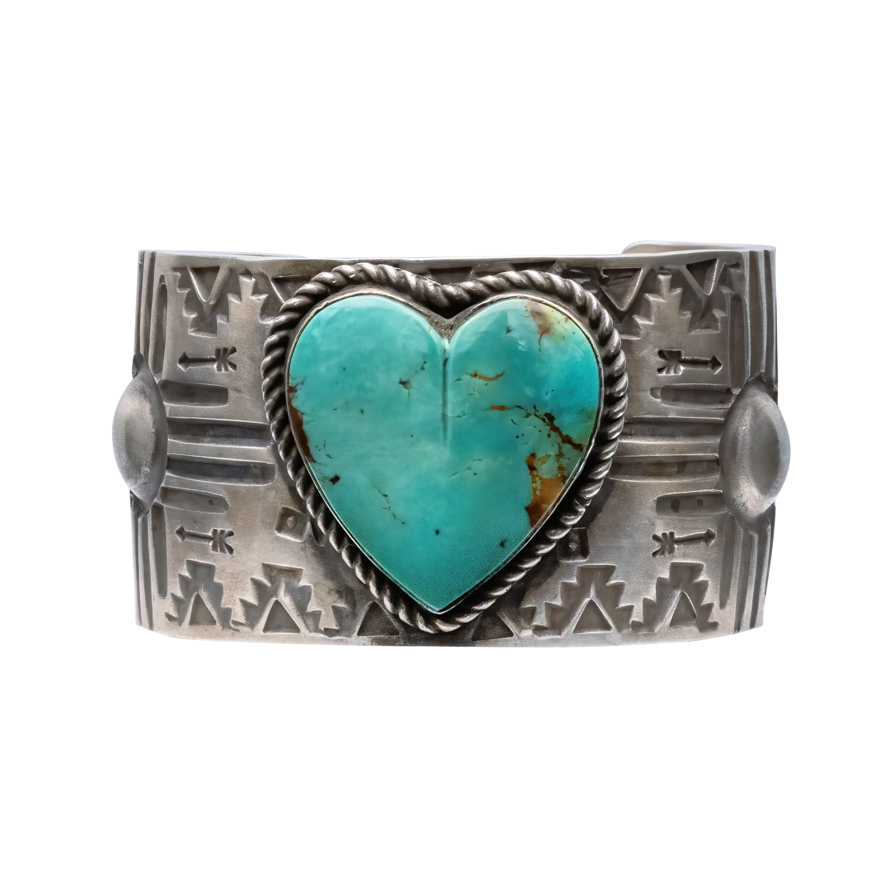 Royston Turquoise Heart Cuff | Ronnie Willie