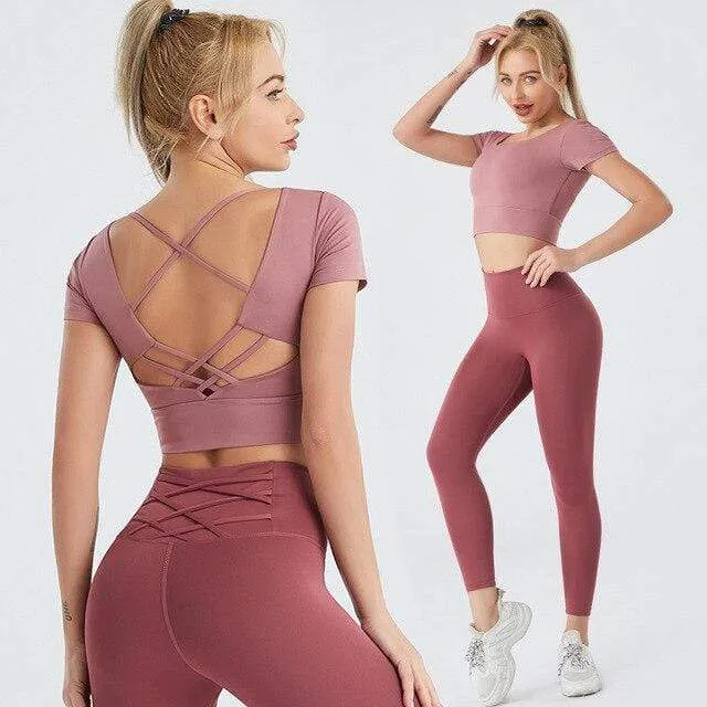 Sierra Fitness Leggings with Workout Top