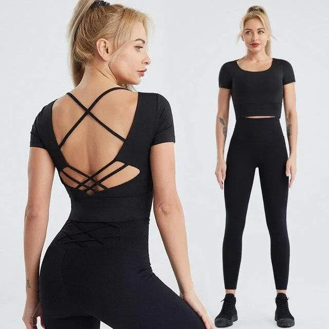 Sierra Fitness Leggings with Workout Top