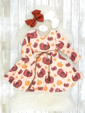 Tan Turkey Swing Dress