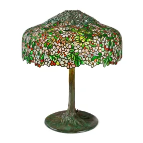 Tiffany Studios New York "Apple Blossom" Table Lamp