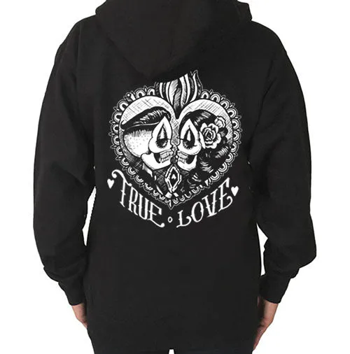 True Love Zippered Women's Hoodie