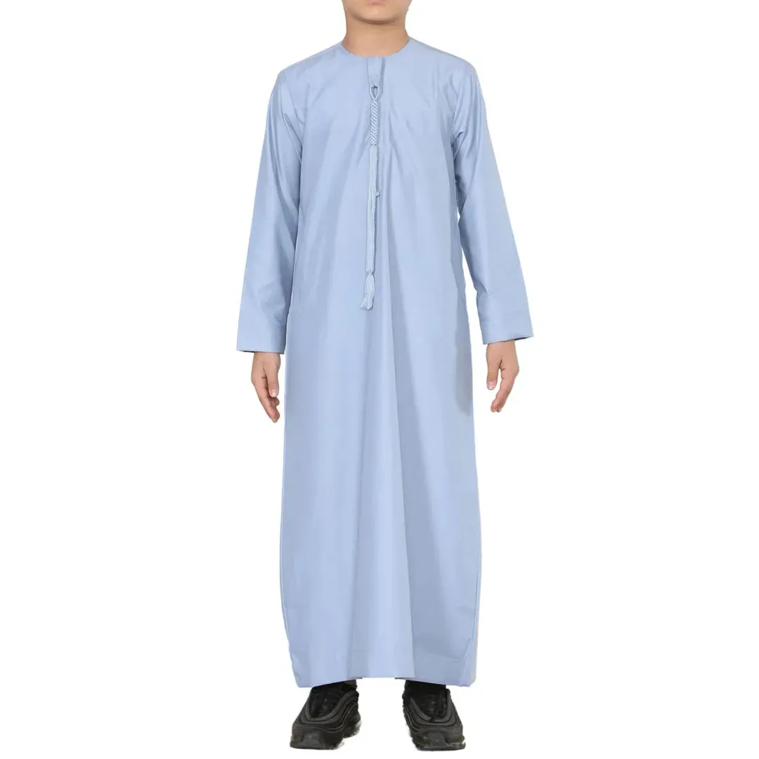 TT-001 - Boy's Emirati Thobe Islamic Clothing String Tassel