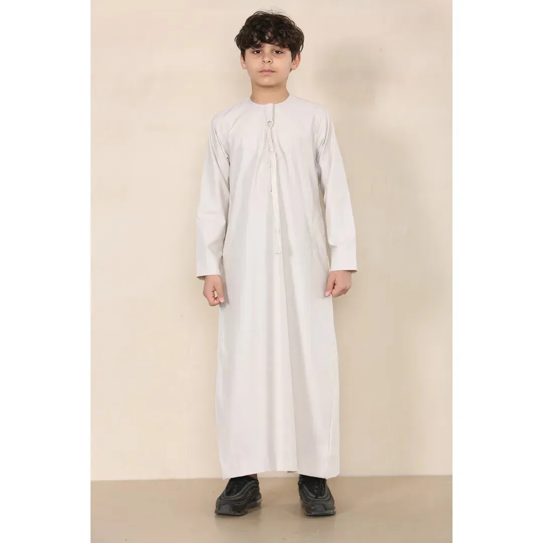 TT-001 - Boy's Emirati Thobe Islamic Clothing String Tassel