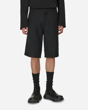 Wool Tailored Shorts Black