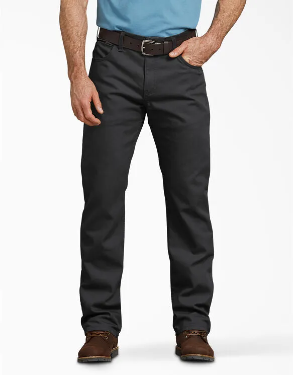 Work Pants - Dickies FLEX Regular Fit Straight Leg Tough Max Duck 5-Pocket Pants DP803