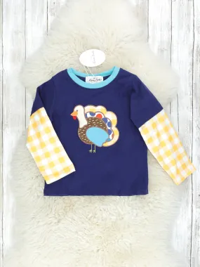 Yellow Gingham Turkey Shirt